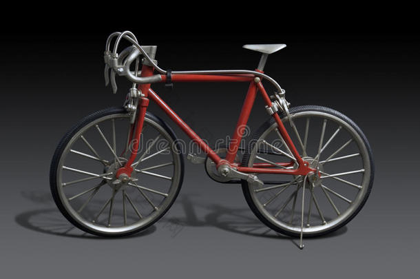 红框自行车模型