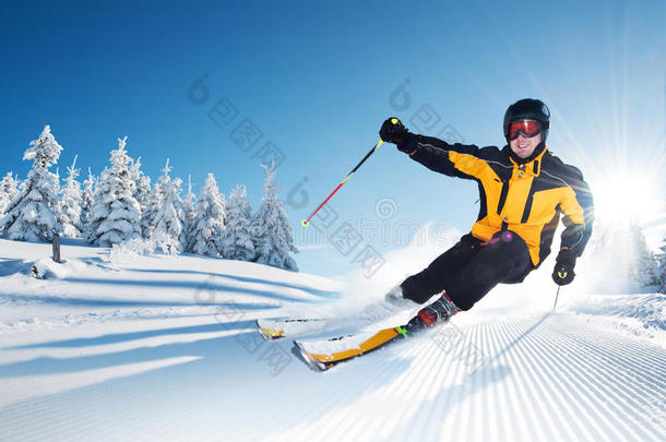 山<strong>地滑</strong>雪运动员