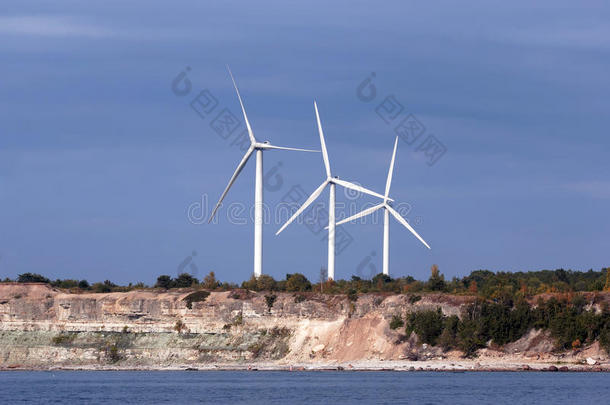 波罗的海悬崖沿海电能量