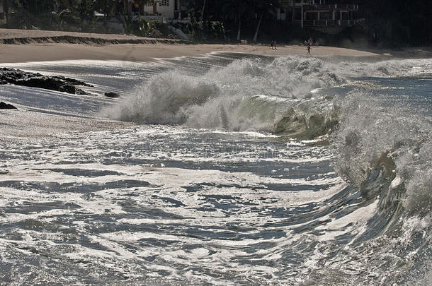 太平洋<strong>汹涌</strong>的<strong>海浪</strong>