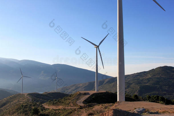 西班牙安达卢西亚内华达山脉风电场