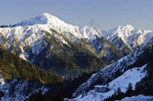 冬季雪山风景区