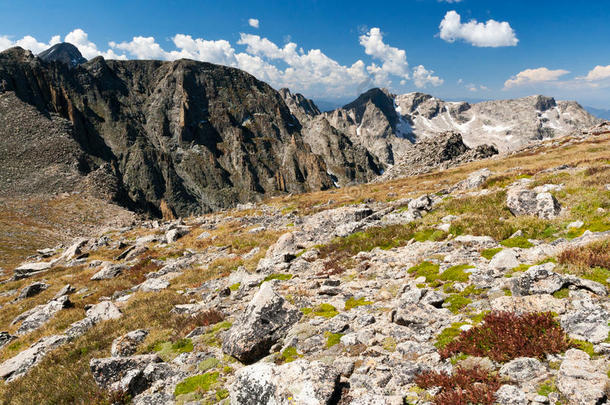 科罗拉多落基山脉的山地景观