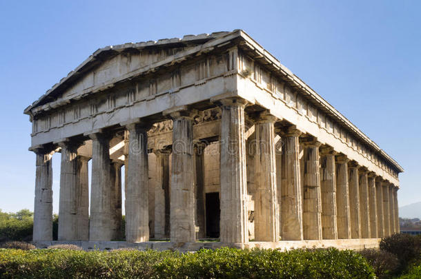 阿格拉古代的建筑学艺术雅典娜