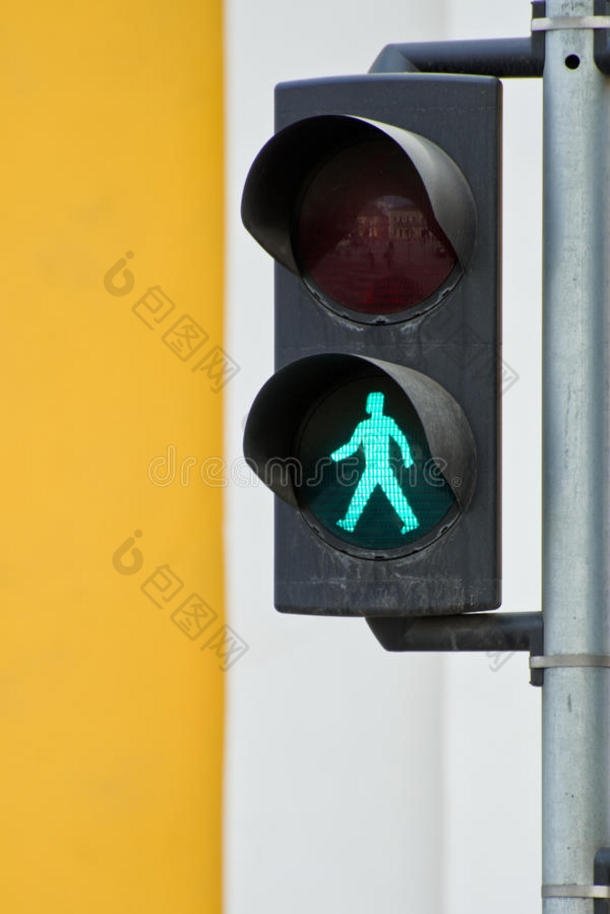 红色行人交通灯图片包图网企业站