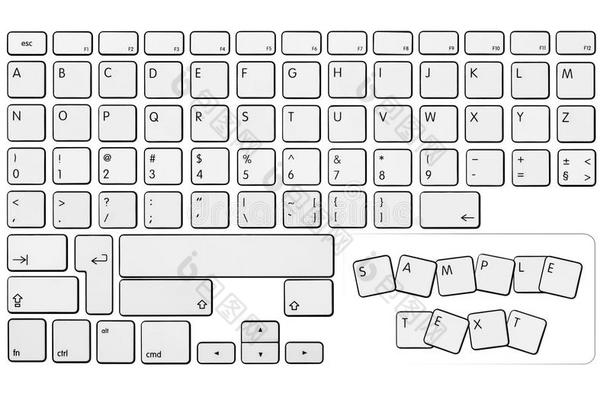 裁剪键盘键
