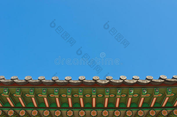 古代韩式屋顶装饰