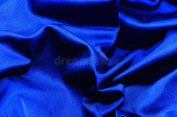 深蓝色的丝绸