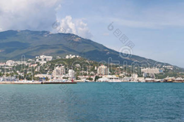 海滨夏日风景。克里米亚，乌克兰