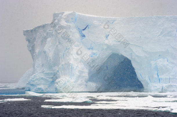 南极南极洲拱门北极的海湾