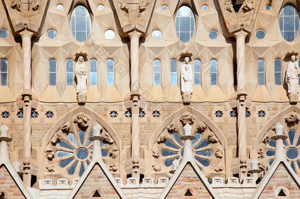 巴塞罗纳萨格拉达家庭大教堂（barcelona sagrada familia cathedral by gaudi）
