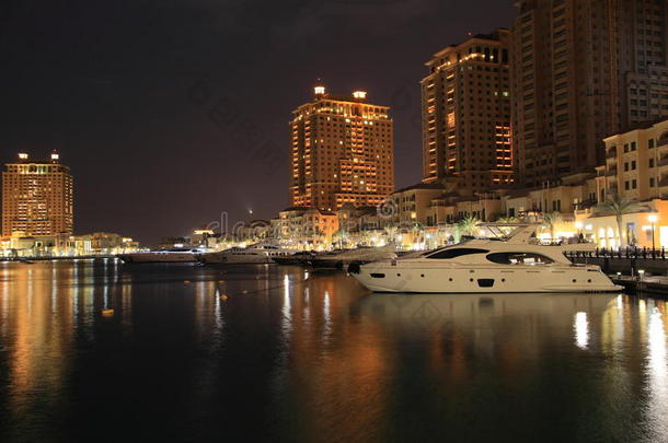 阿拉伯港夜景