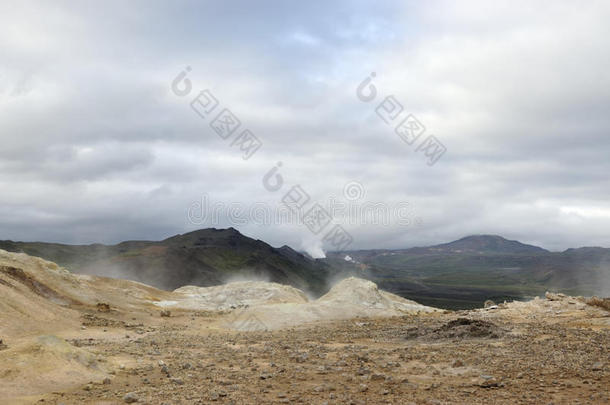 冰岛克拉夫拉<strong>火山</strong>区。