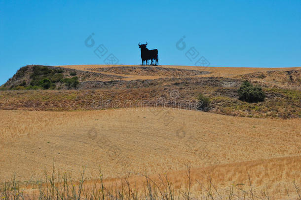 安达卢西亚乡村公牛雕塑