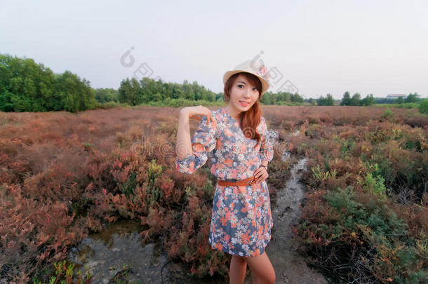 酷酷的少女模特儿