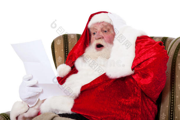 圣诞老人阅读心愿单