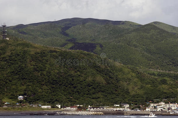 日本三宅岛熔岩流