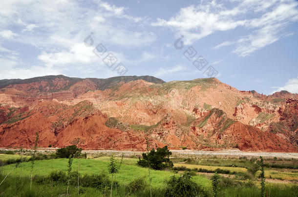 黄河边山