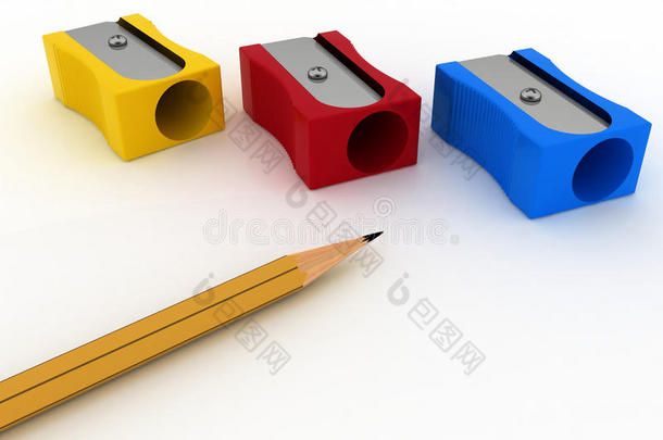 铅笔刀和铅笔