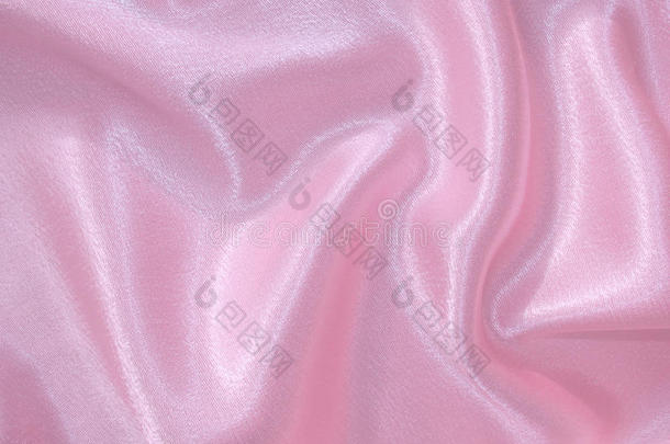 淡粉色丝绸背景