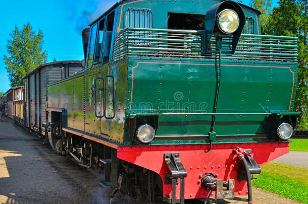 窄轨蒸汽机车。
