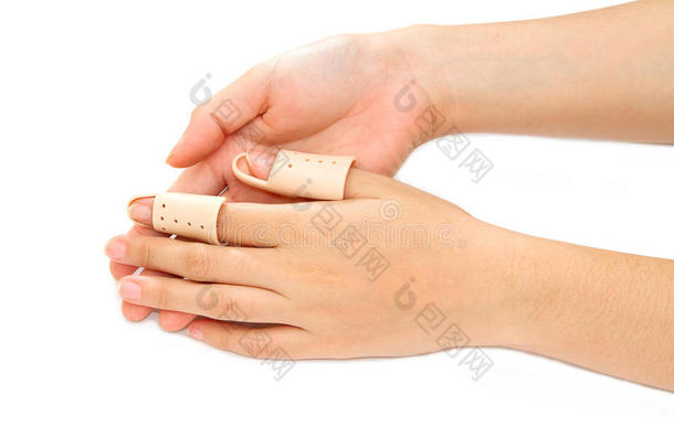 夹板折断的手指