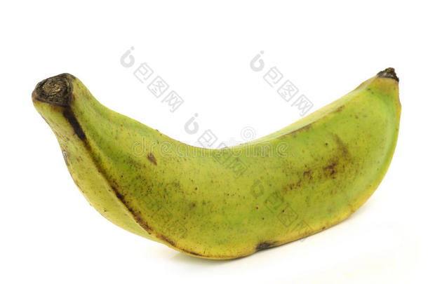 一根未熟烤香蕉（芭蕉）
