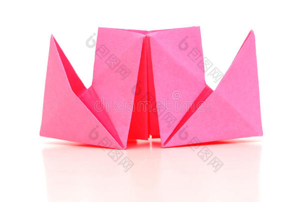 粉色纸船