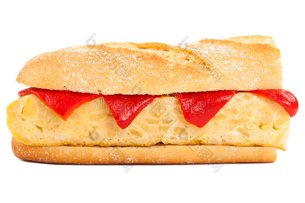西班牙白玉米饼三明治