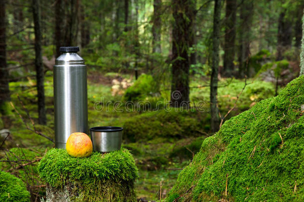 森林深处的<strong>暖水瓶</strong>和苹果
