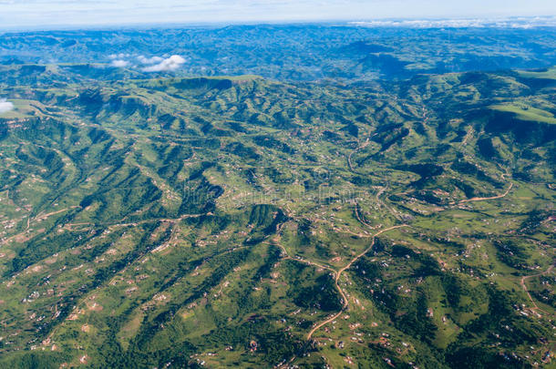 空中景观山谷家园