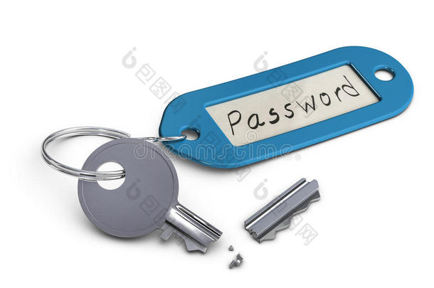 无效密码或黑客密码概念