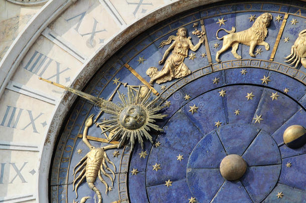 威尼斯的天文钟，圣马克广场