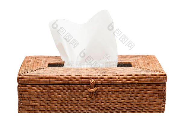 柳条纸巾盒