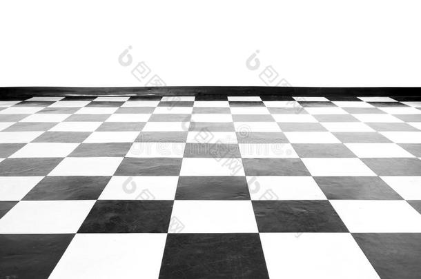 复古方形黑白地板