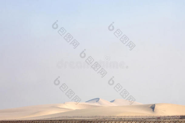 卡塔尔美丽的沙丘