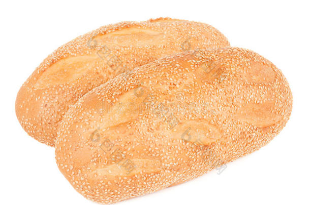 两个芝麻面包