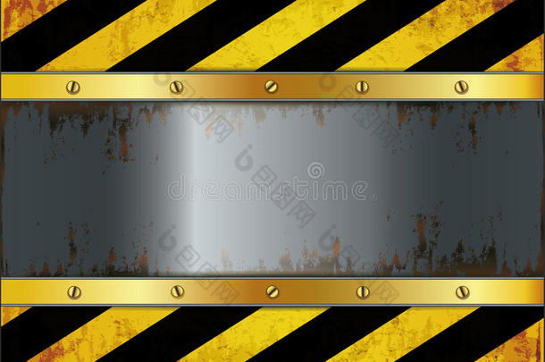 黑板警示牌金属生锈