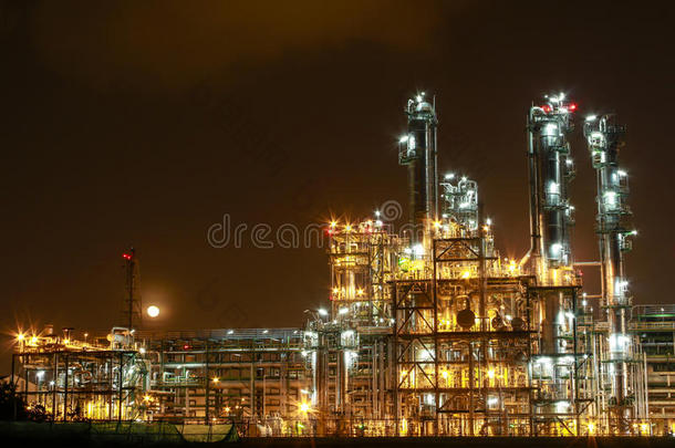 化工厂夜景