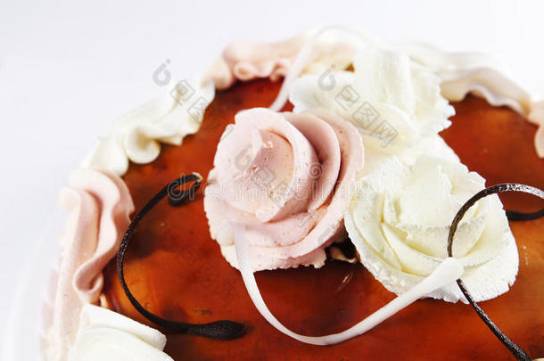 奶油玫瑰蛋糕