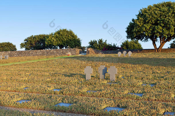 克里特岛旧二战公墓