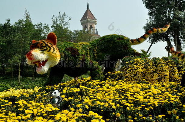 猫瓷器<strong>菊花展</strong>览节日