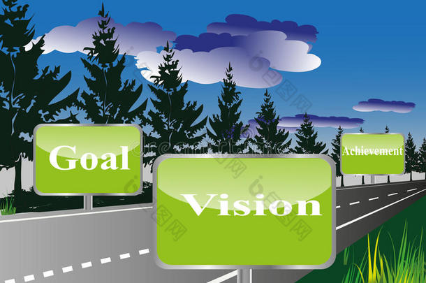 业务路线图、愿景、目标或成就