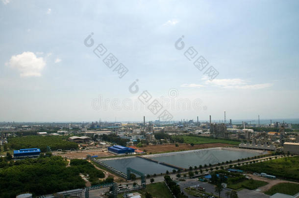 泰国工业园区俯瞰图