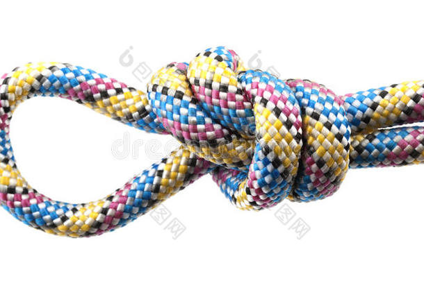 有绳结的绳子