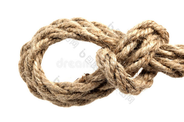 有绳结的绳子