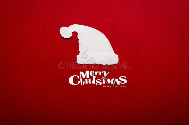 圣诞贺卡与<strong>折纸</strong>圣诞<strong>装饰</strong>。