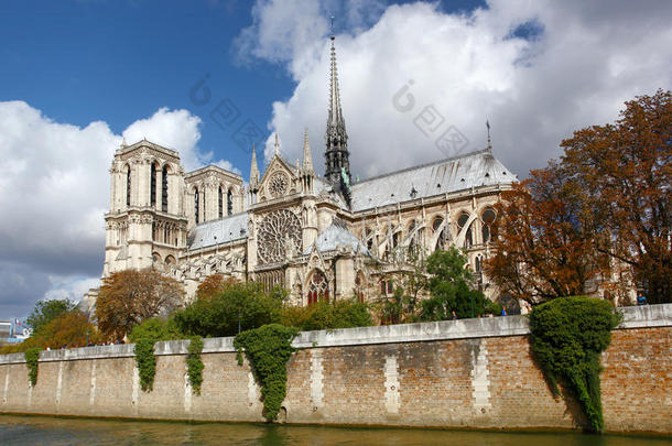 法国巴黎圣母院大教堂