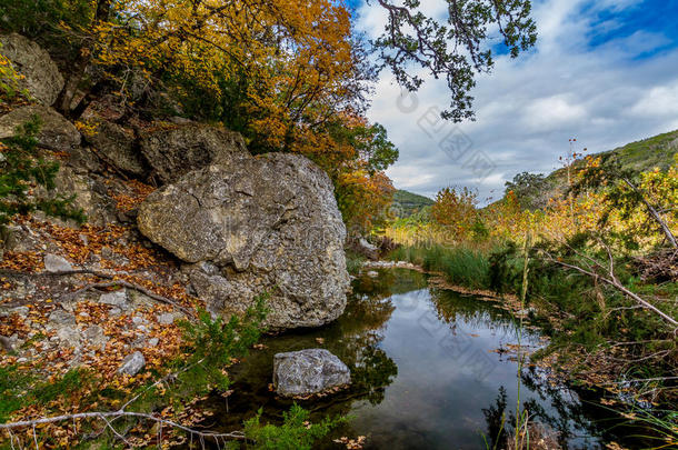 风景如画的<strong>失落</strong>枫树溪，德克萨斯州。