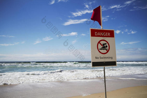 危险禁止水平游泳